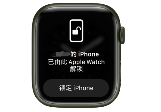 济阳苹果手机维修分享用 AppleWatch 解锁配备面容 ID 的 iPhone方法 