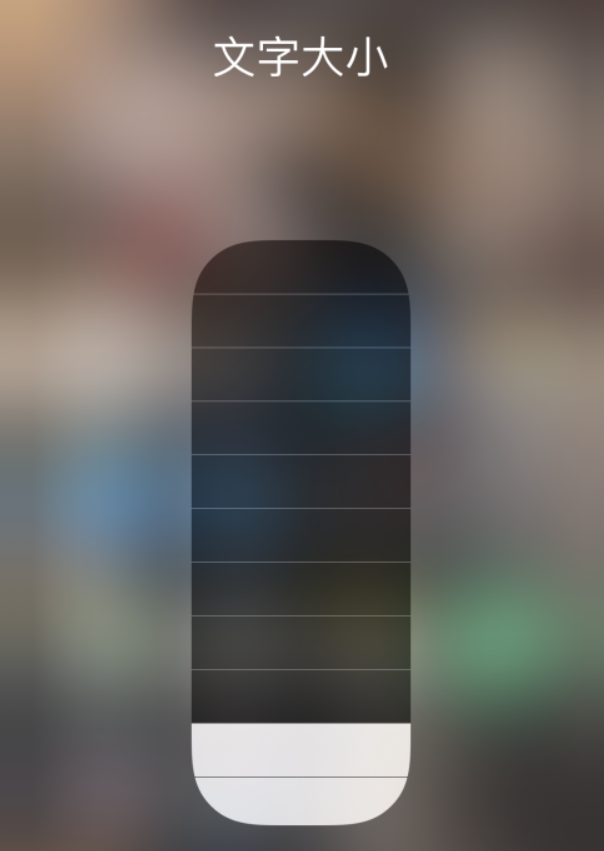 济阳苹果手机维修分享小技巧：在 iPhone 控制中心快速调节字体大小 